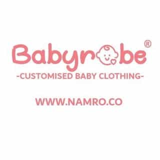 Baby robe by namro logo