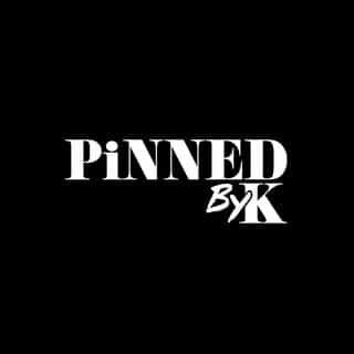 PINNED BY K logo
