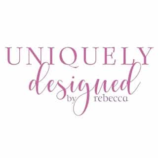 Uniquely Designed by Rebecca logo