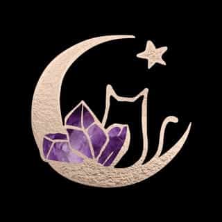 Mooncat Crystals logo
