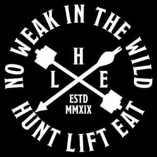 Hunt Lift Eat logo