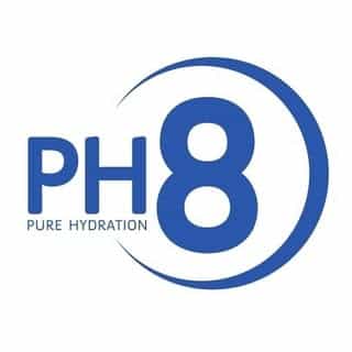 PH8 Natural Alkaline Water logo