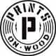 Prints On Wood logo