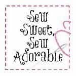 Sew Sweet, Sew Adorable logo
