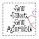 Sew Sweet, Sew Adorable logo