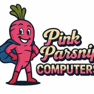 Pink Parsnip Computers logo
