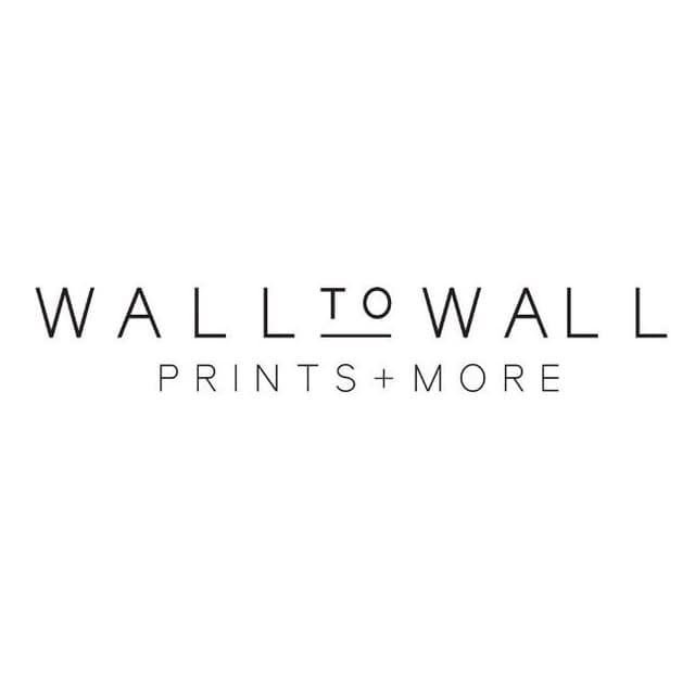 WALL TO WALL PRINTS + MORE logo