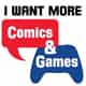 I Want More Comics & Games logo