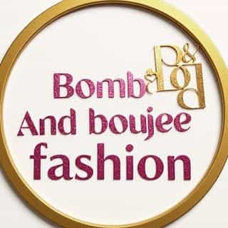 Bomb & Boujee fashion logo