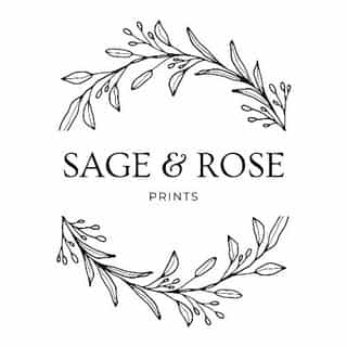Sage and Rose Prints logo
