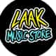 LAAK MUSIC STORE logo