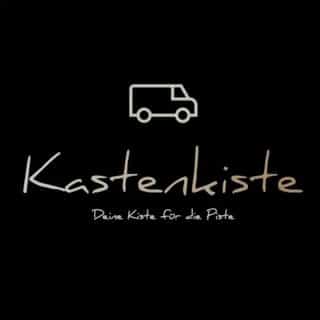 KASTENKISTE Campingbox mit Bett & echtem Lattenrost logo