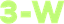 3-W logo