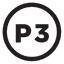 P3 Media logo