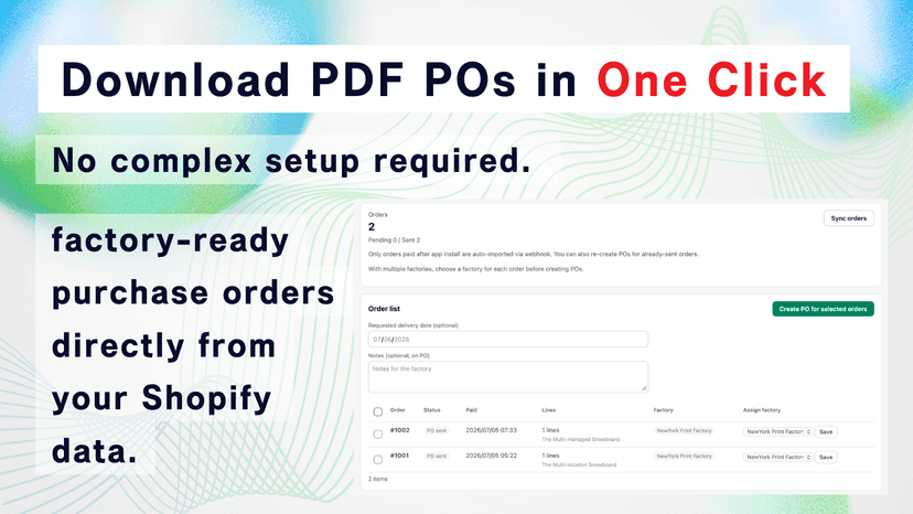 download pdf pos in one click