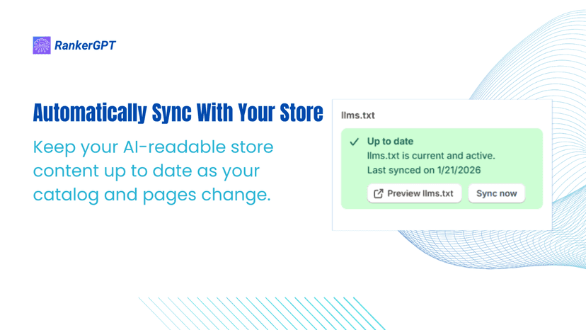 Automatically Sync With Your Store