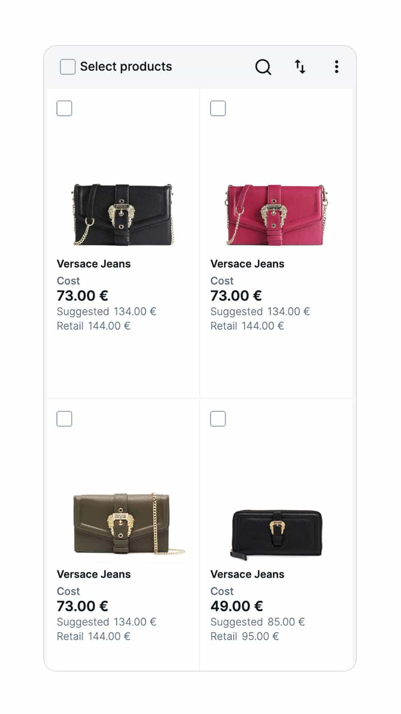 Sell designer fashion in dropshipping