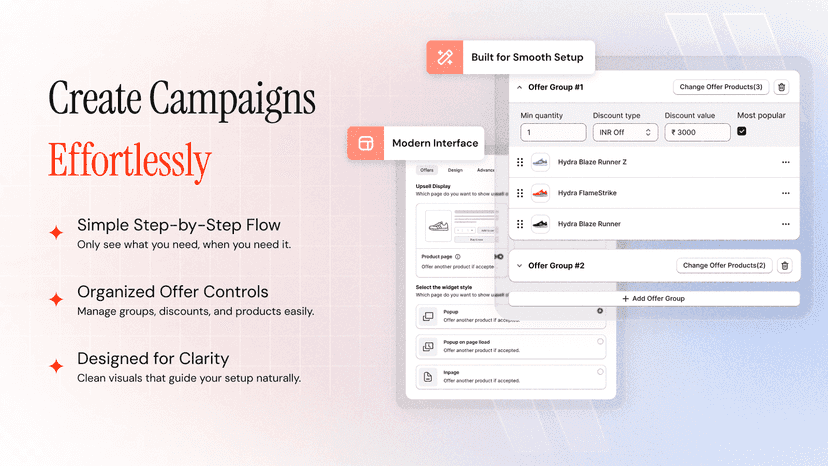 Create Campaigns Effortlessly
