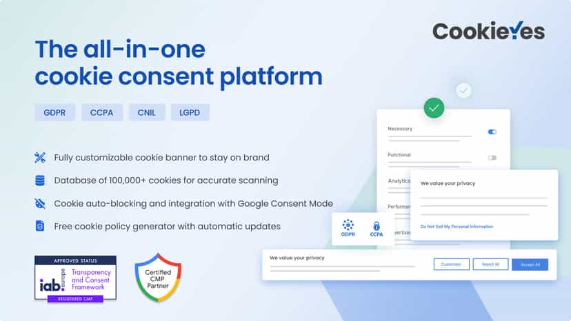All-in-one cookie consent platform