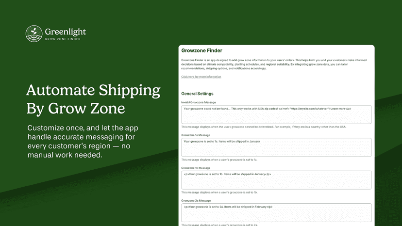 Plant Zone Finder, Greenlight, Growzone finder, Grow Zone Finder