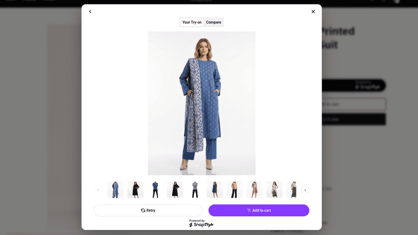AI virtual try-on