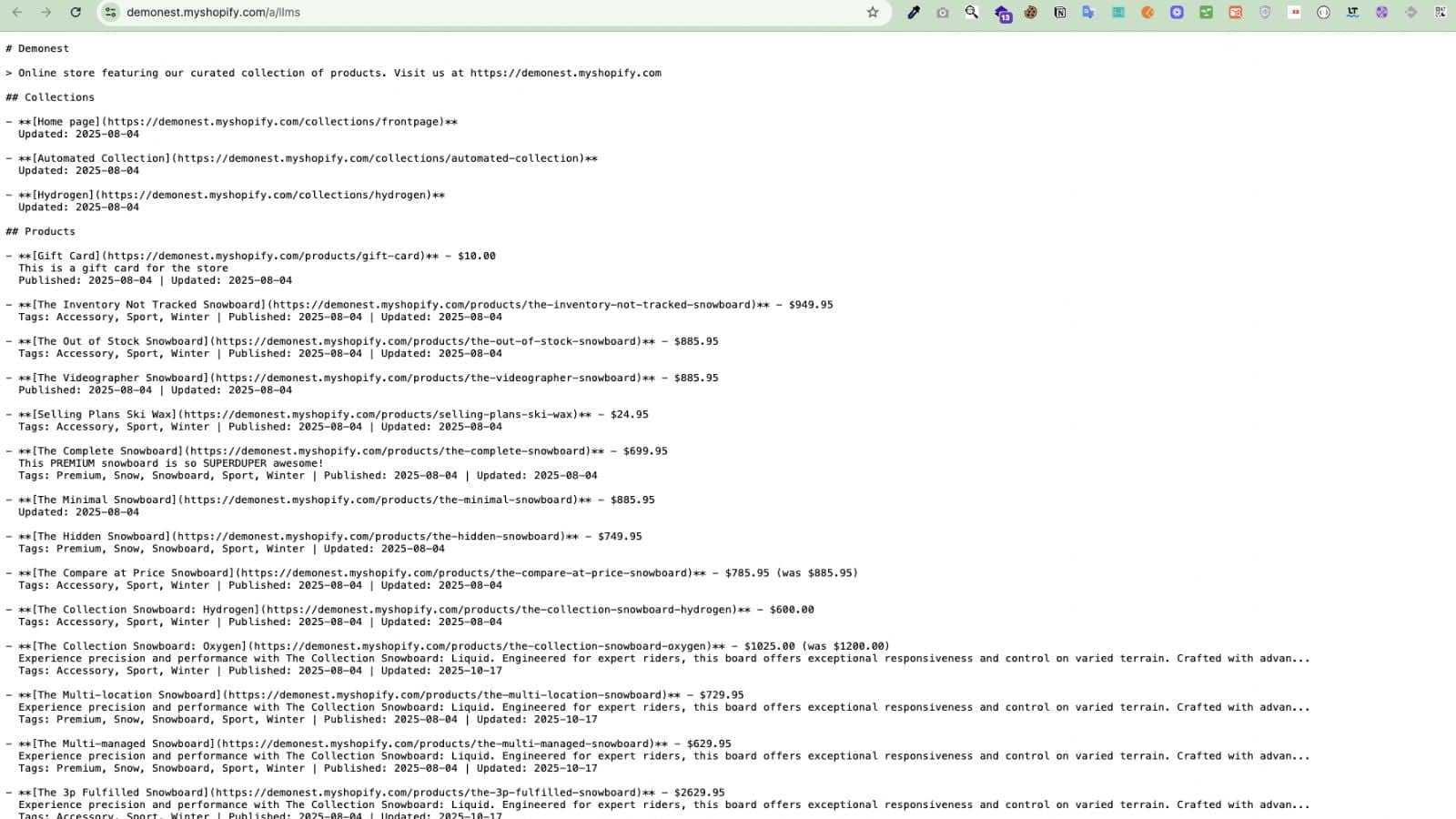 Make your shopify Store AI-Discoverable