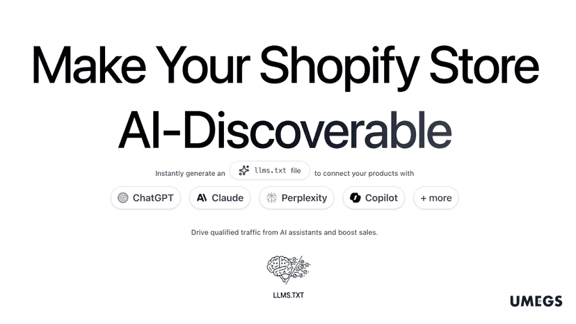 Make your shopify Store AI-Discoverable