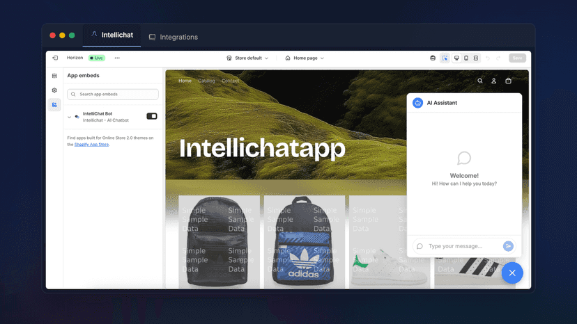 Add Intellichat In Your Store