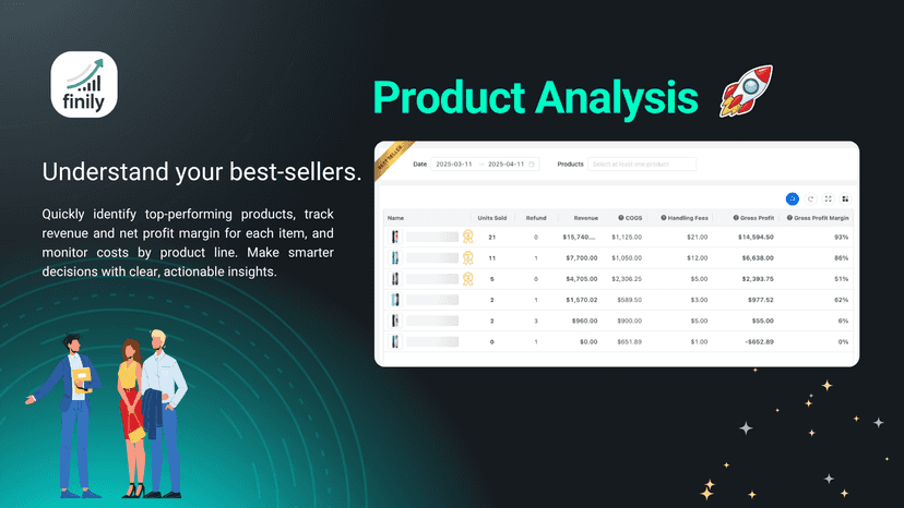 Finily - See your net profit clearly.