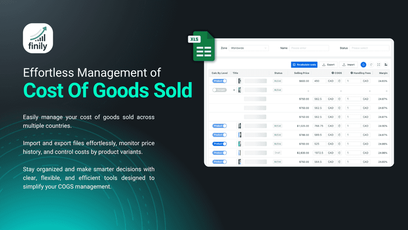 Finily - See your net profit clearly.