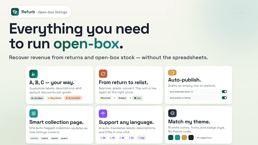 Everything to run open-box