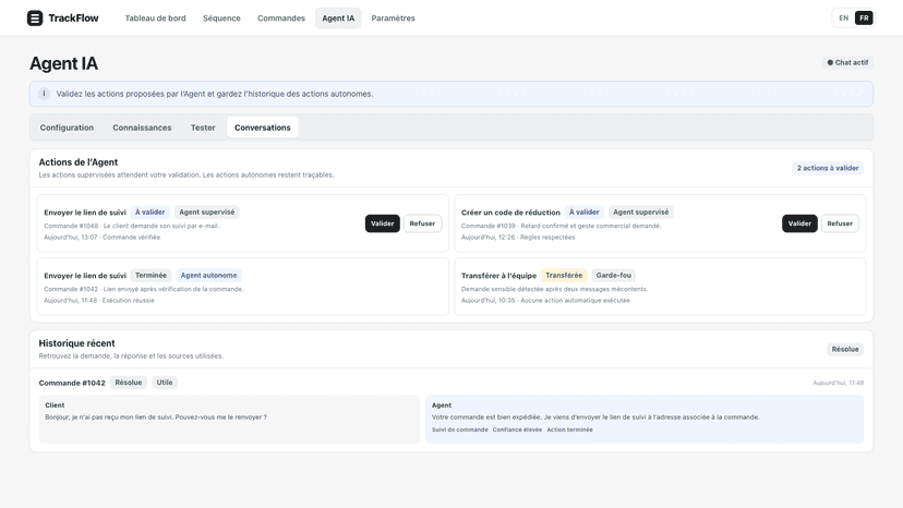 AI agent knowledge synced from approved store content
