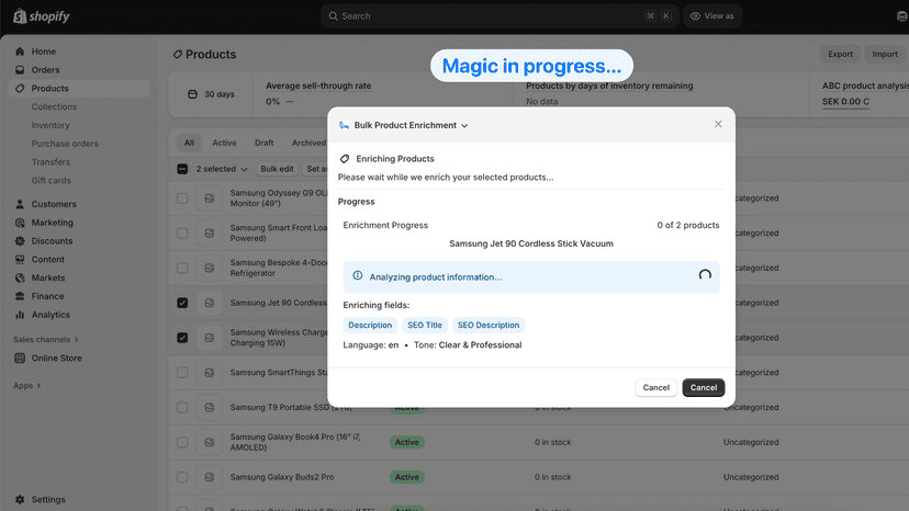 Wait While The Magic Happens