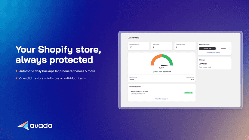 Backup $ restore