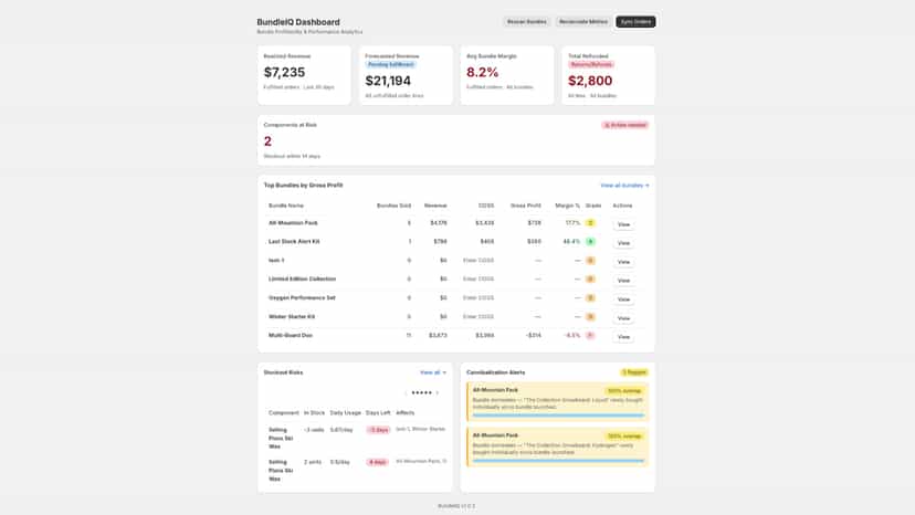 Dashboard home