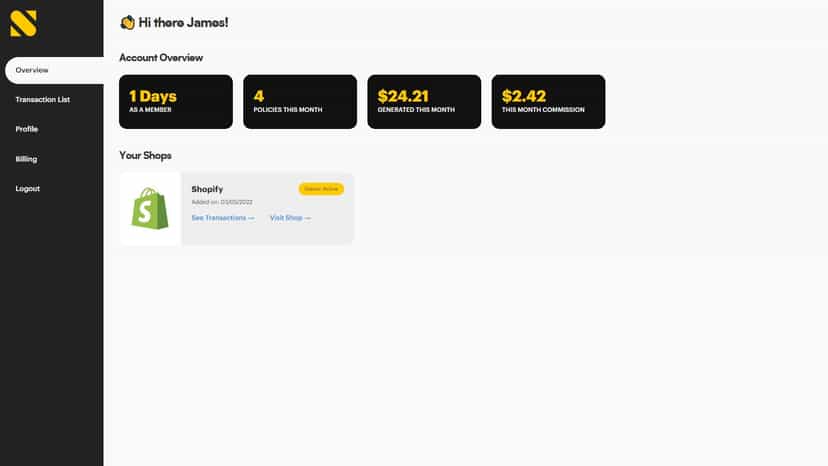 Earn commission for each policy sold