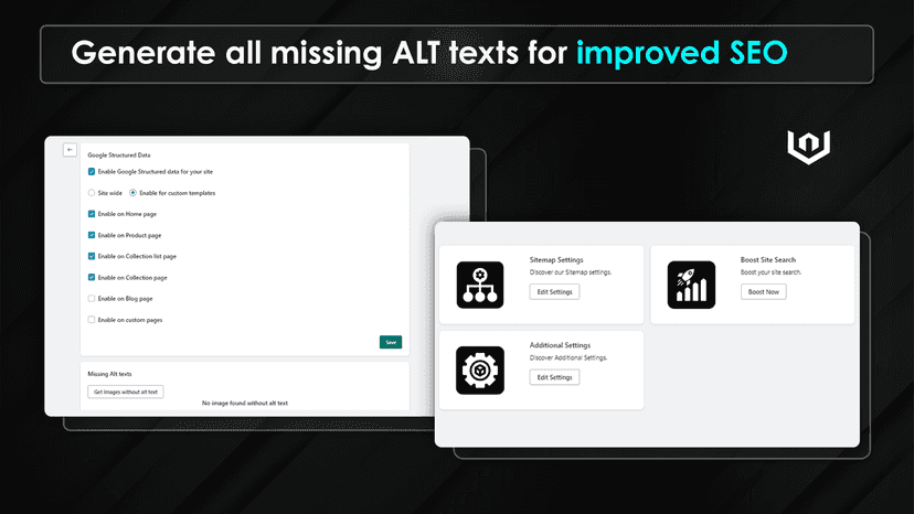 Add image ALT text for better SEO