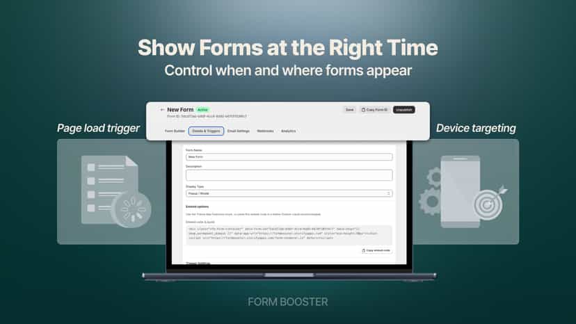 Embed Form and Triggers