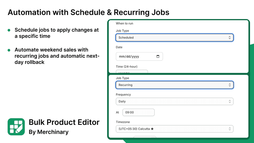 Merchinary Bulk Product Editor Automation