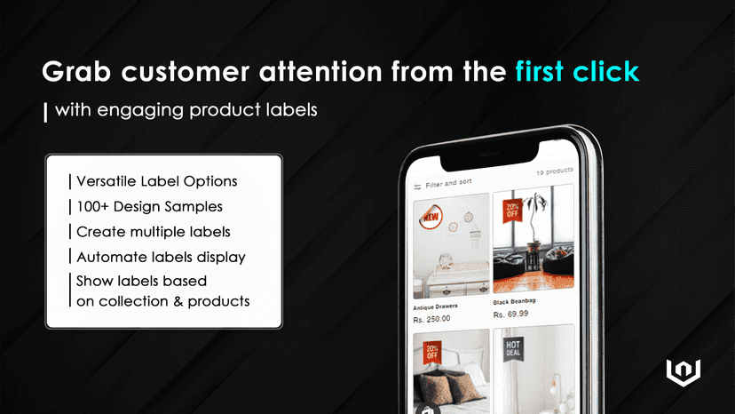 Easily manage product labels