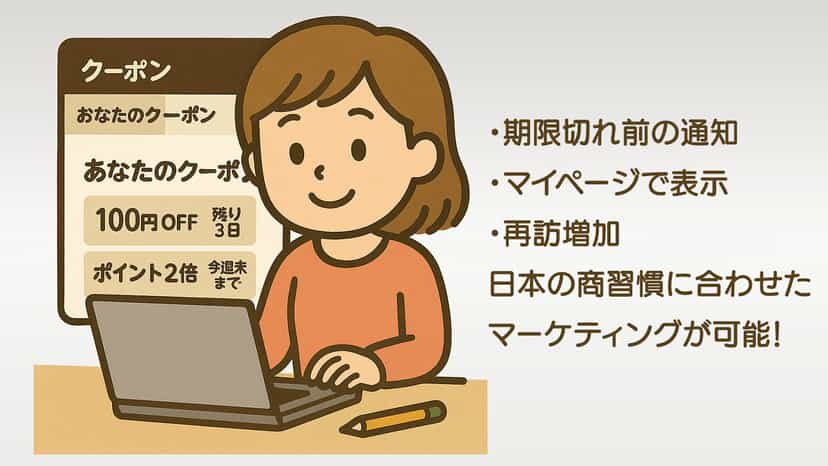 日本の商習慣に合わせたマーケティングが可能