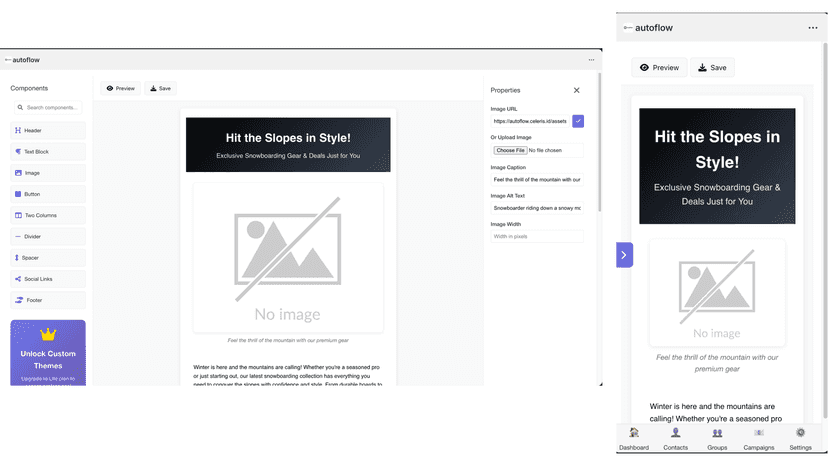 email campaign builder