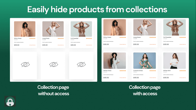 Created lock for your collection page