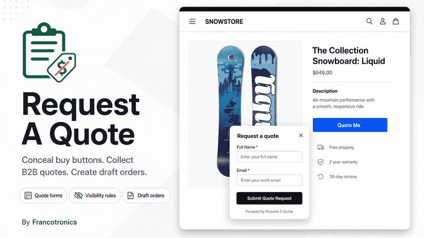 Request A Quote Hide Price