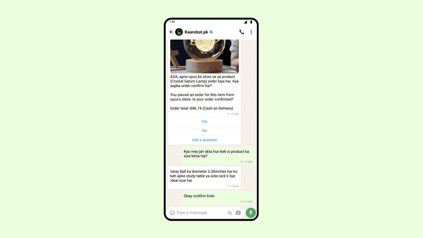 whatsapp chatbot