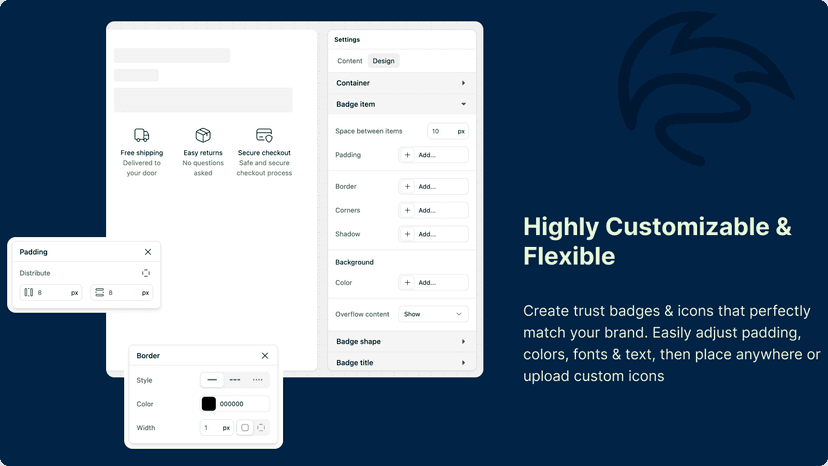 Highly Customizable & Flexible
