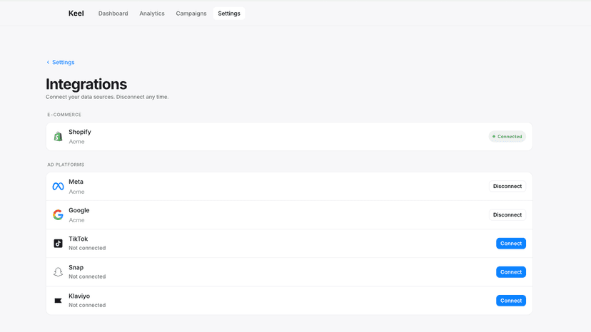 Integrations