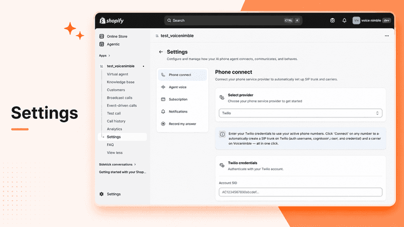 Set Up Providers And Agents