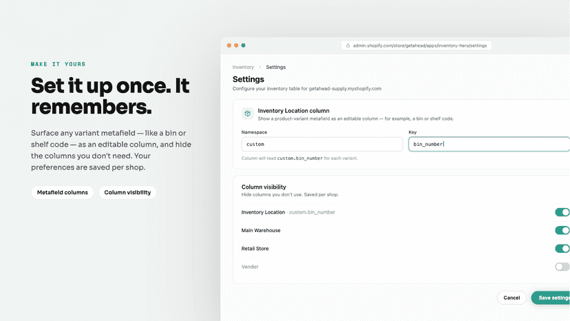 Set it up once and forget it, configure to you.