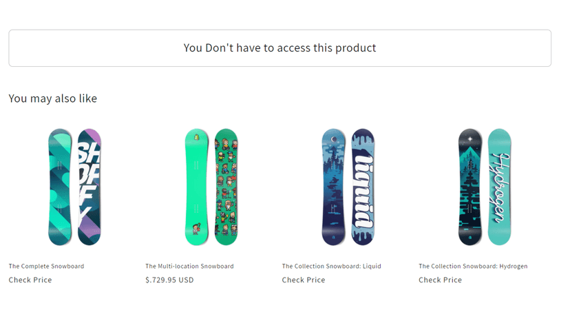 Product Detail Page